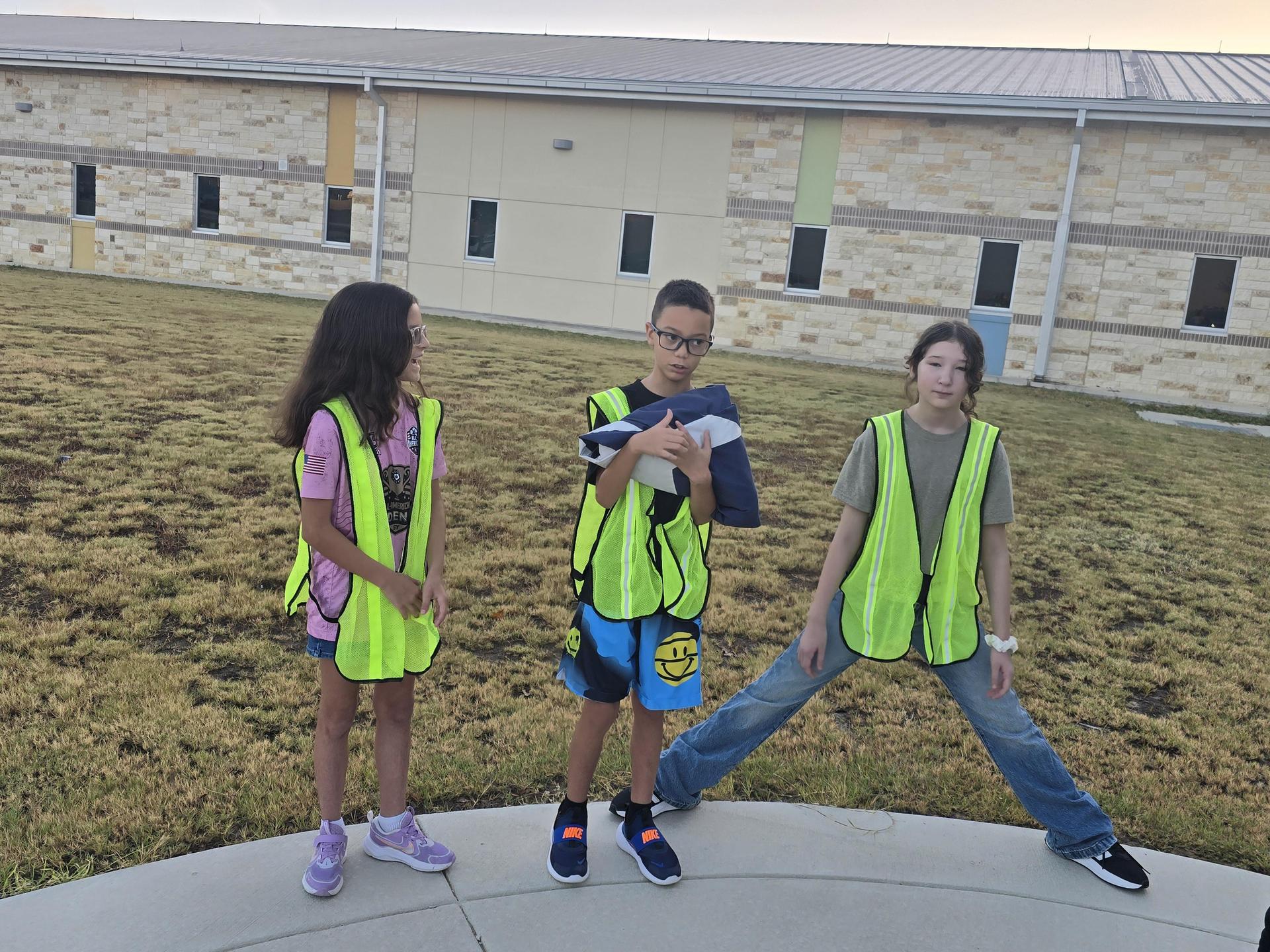 MVHS NJROTC trained the Ladera Safety Patrol Team