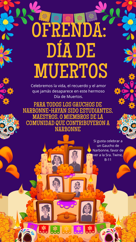 Ofrenda:  Día de Muertos