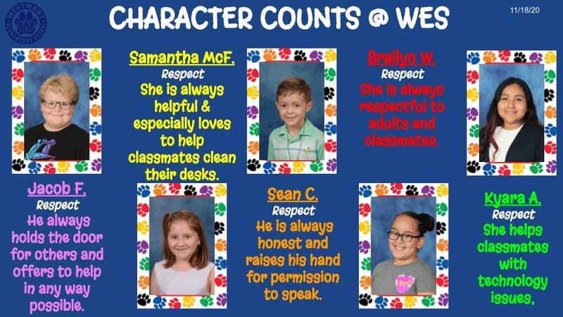 Character counts WES