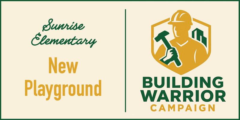 Building Warrior Campaign logo with text saying New Playground
