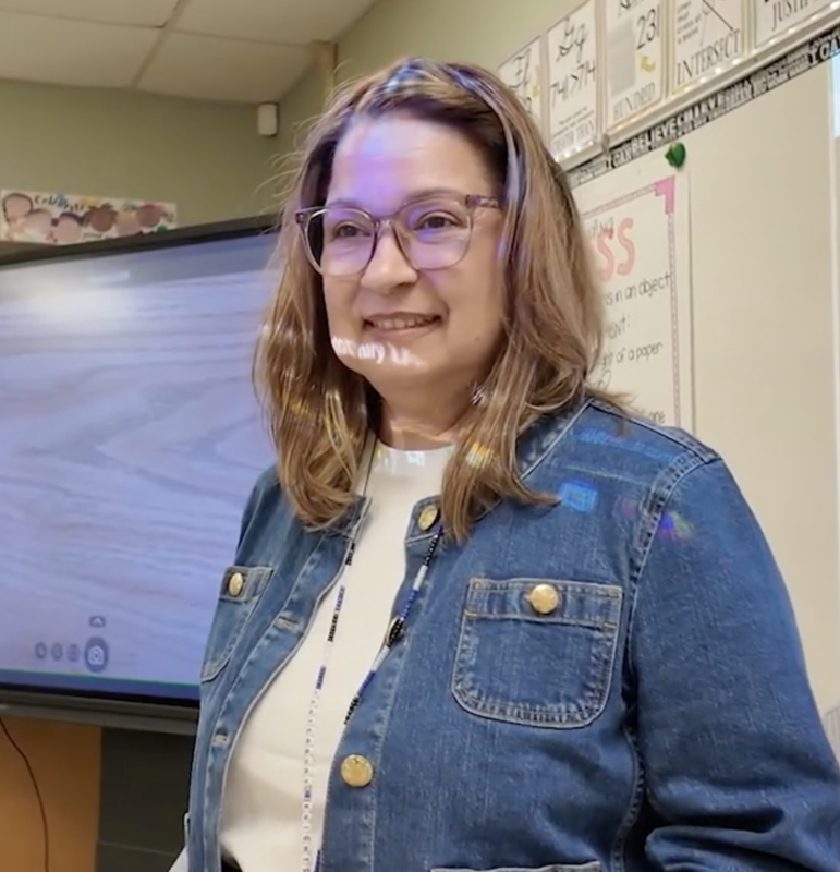 District Teacher of the Year Alma Gomez