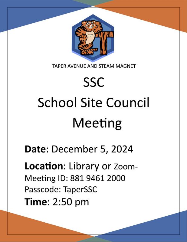 SSC Meeting Flyer 12-5-24