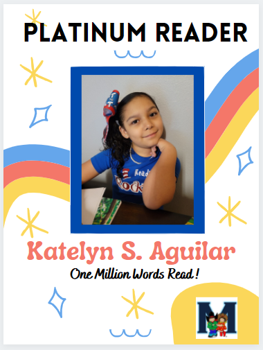 Congratulations to our 3rd Platinum Reader! Featured Photo