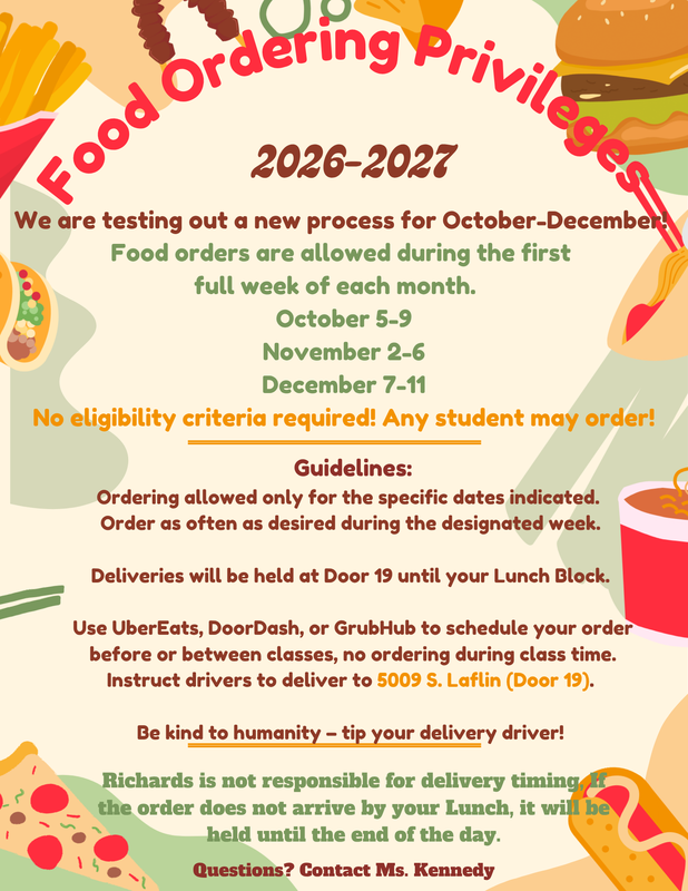 Food Ordering Guideline/ Guia de entrega de comida