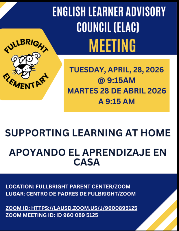 ELAC Meeting Featured Photo