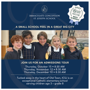 Ad for upcoming tours with pic of 5 kids