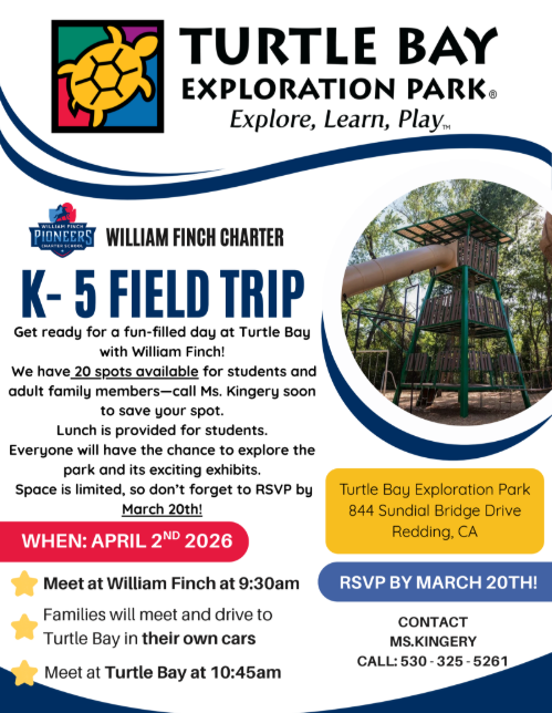 K-5 Field Trip to Turtle Bay