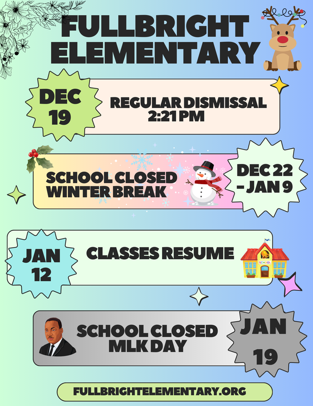 Holiday Schedule