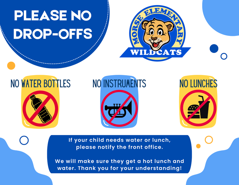 No Front Office Drop-Offs