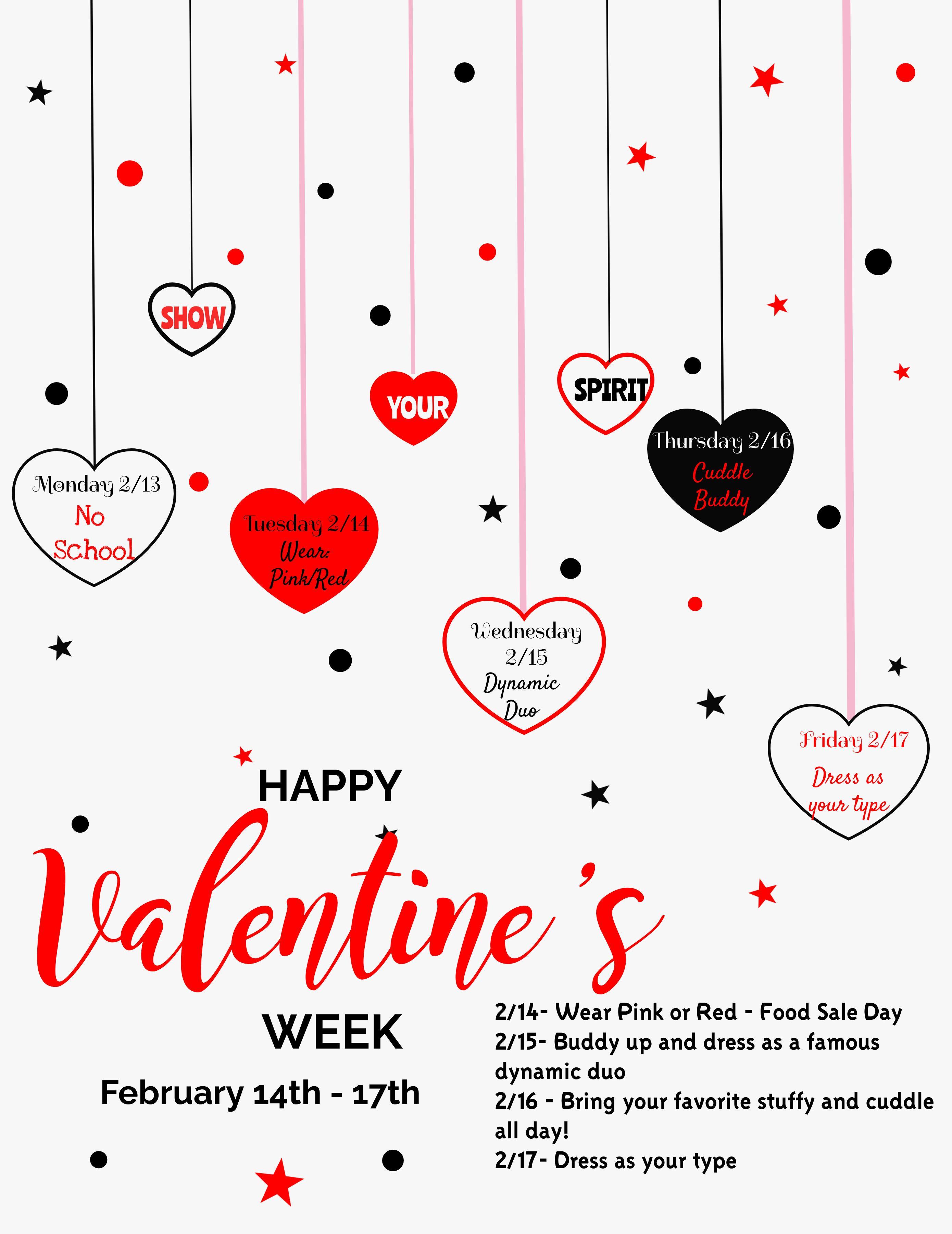 Valentines Spirit Week South High School