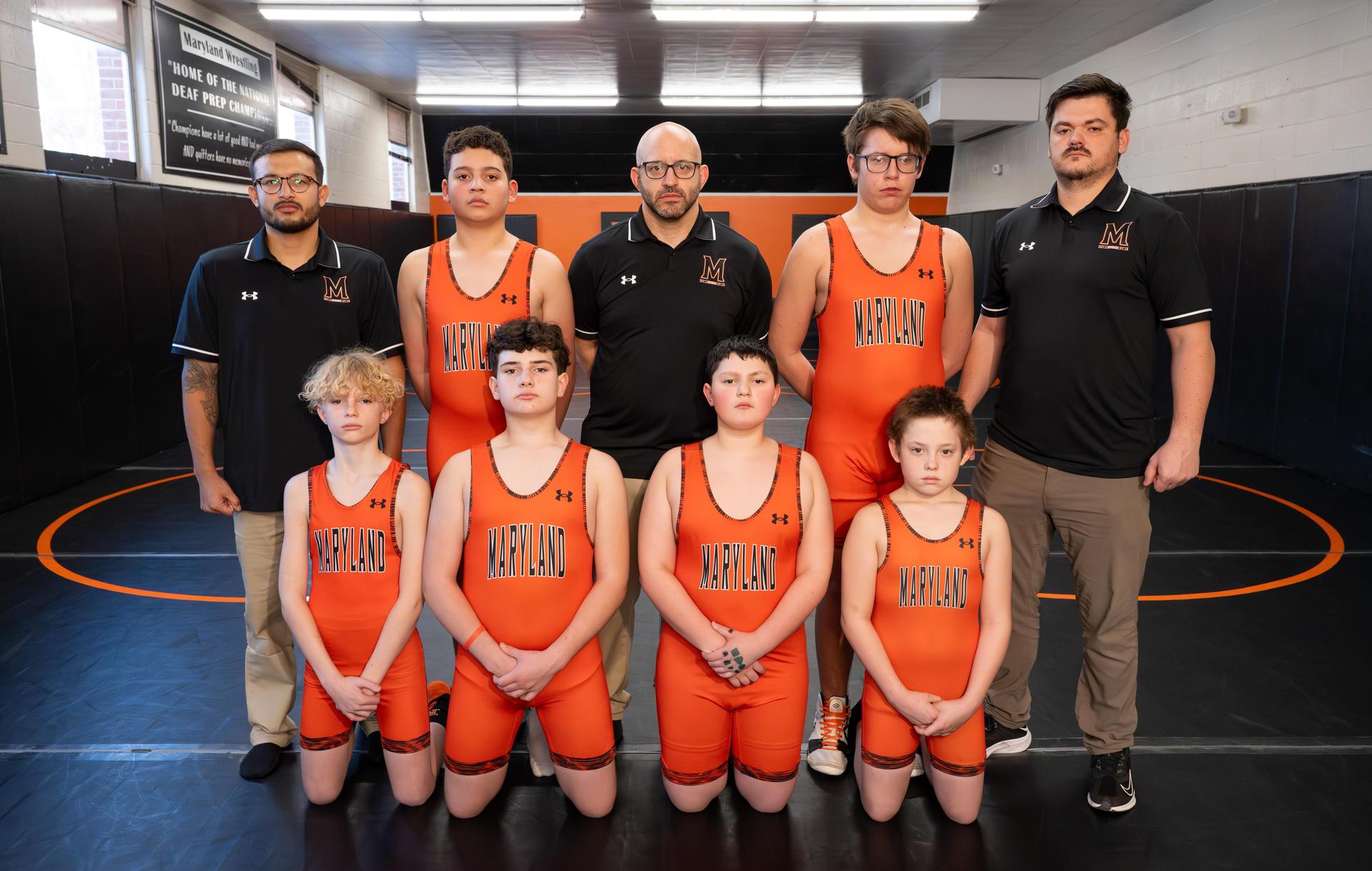 Middle School Wrestling Team Picture