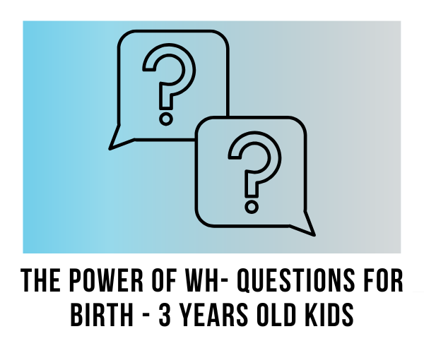 The POWER of Wh- Questions for Birth - 3 Years Old Kids