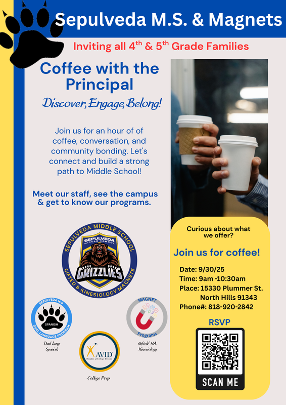 coffee with the principal