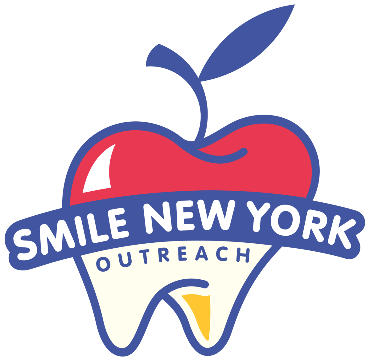 tooth with the sign Smile New York