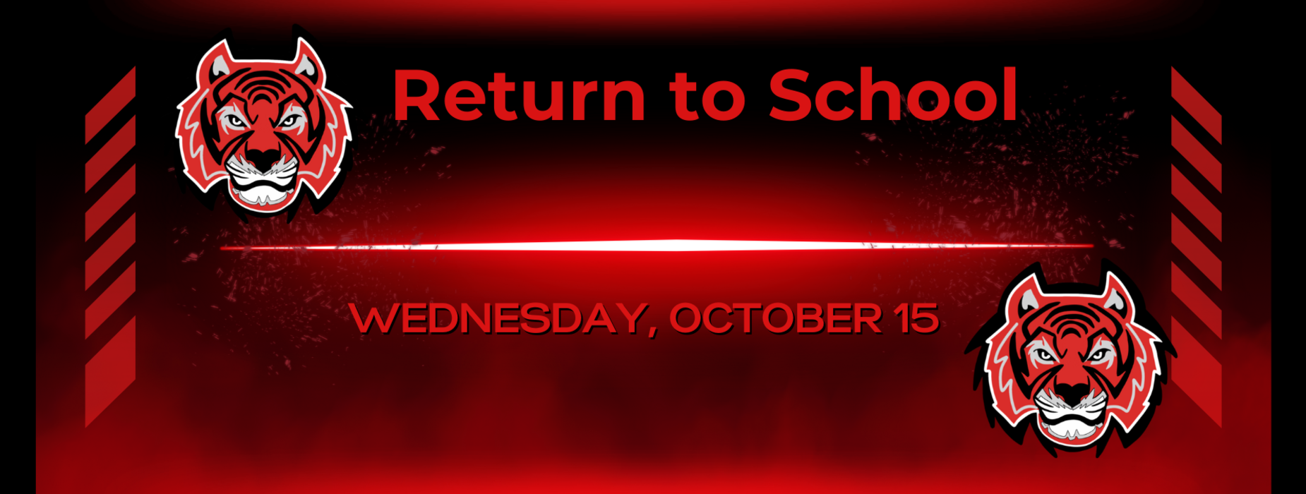 Return to School, Wednesday, October 15