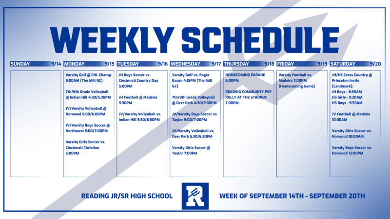 Weekly Schedule