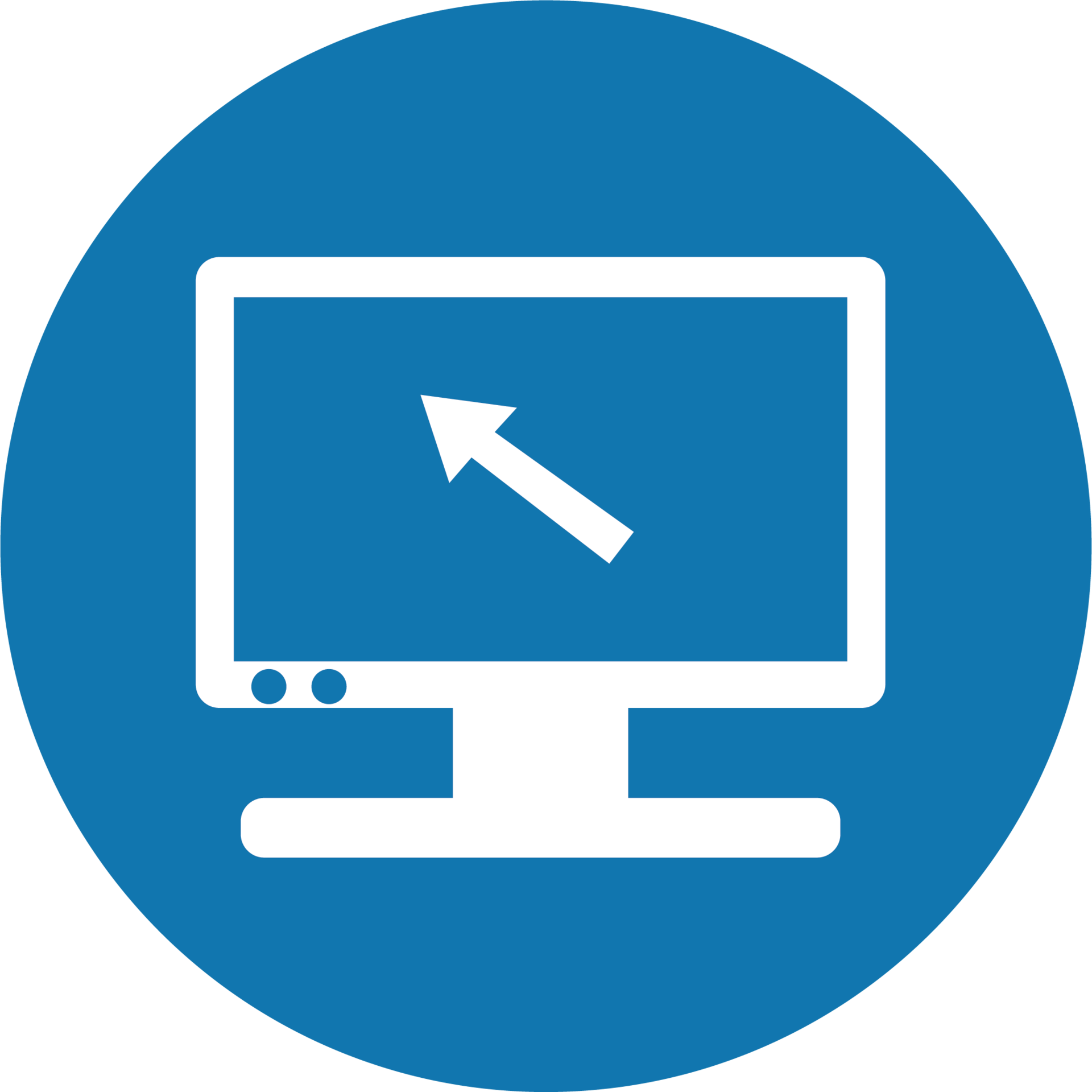 computer screen with check mark