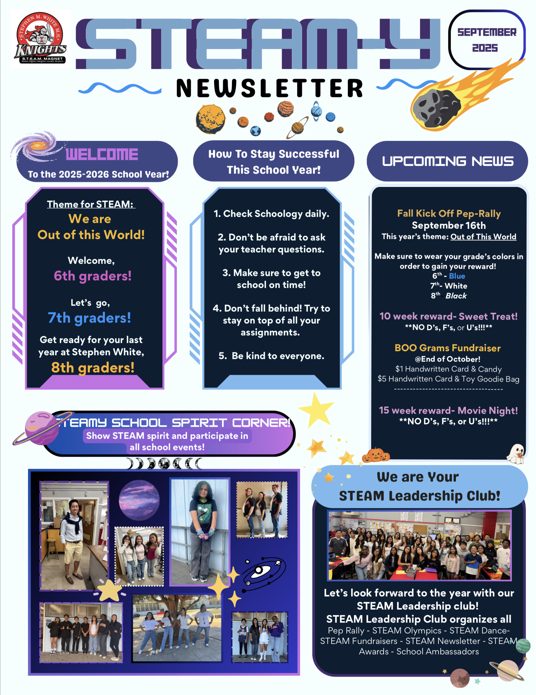 S.T.E.A.M. News by STEAM Club – S.T.E.A.M MAGNET – Stephen M. White ...