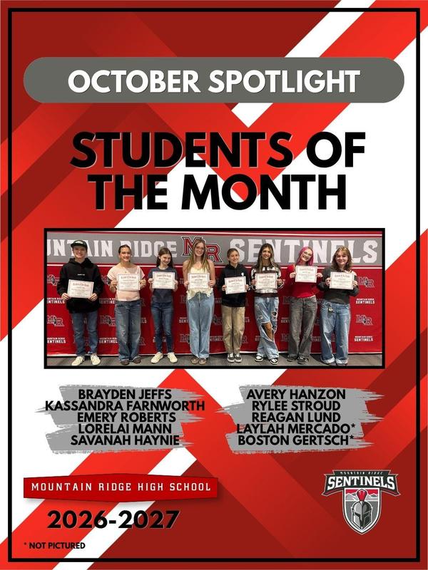 October 2026 Students of the Month