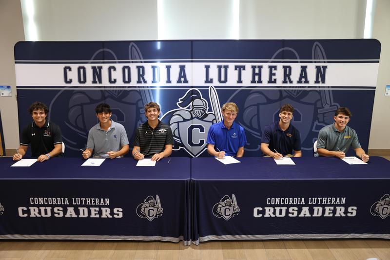 Six Concordia Senior Baseball Athletes Sign NLIs on Fall National Signing Day
