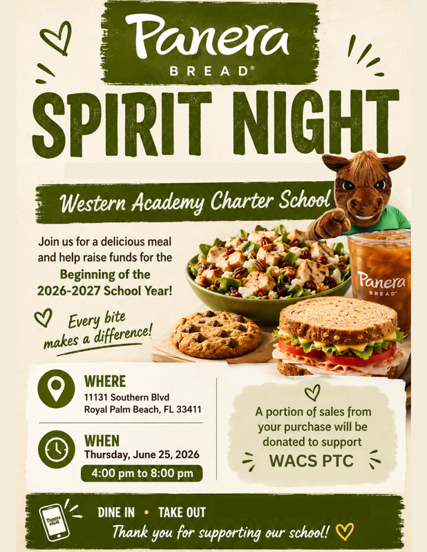 Panera Spirit Night – Support Western Academy Charter School! Featured Photo