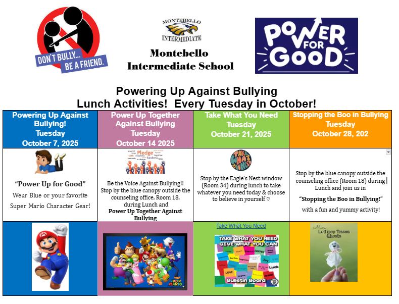 anti bullying activites for october