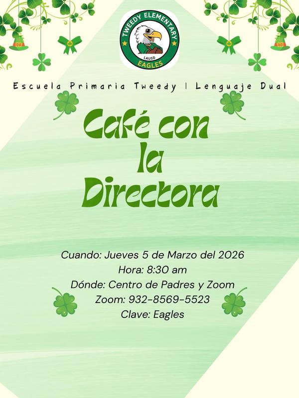 Cafe con la directora