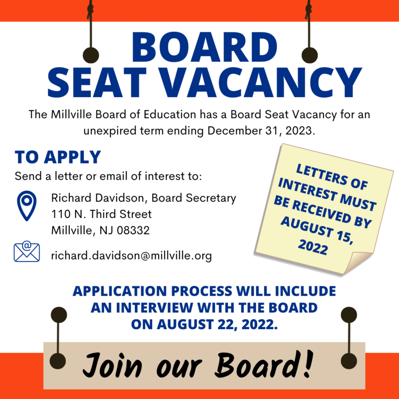 Board Seat Vacancy