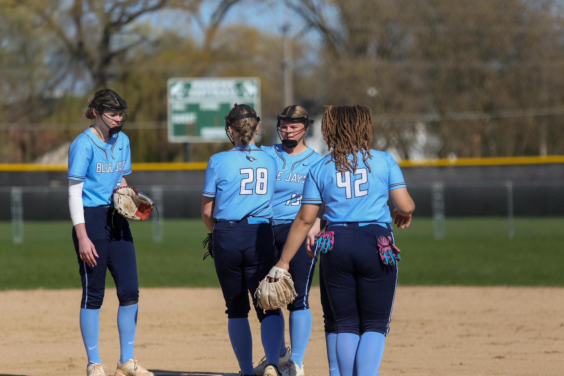 Blue Jays team on the field