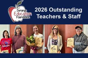 DEF Outstanding Teachers and Staff awards graphic