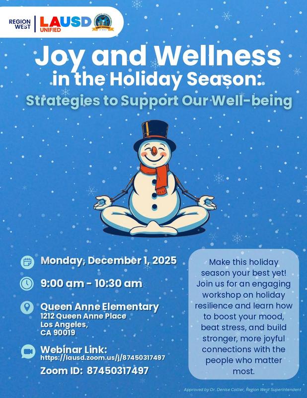 Joy and wellness flyer