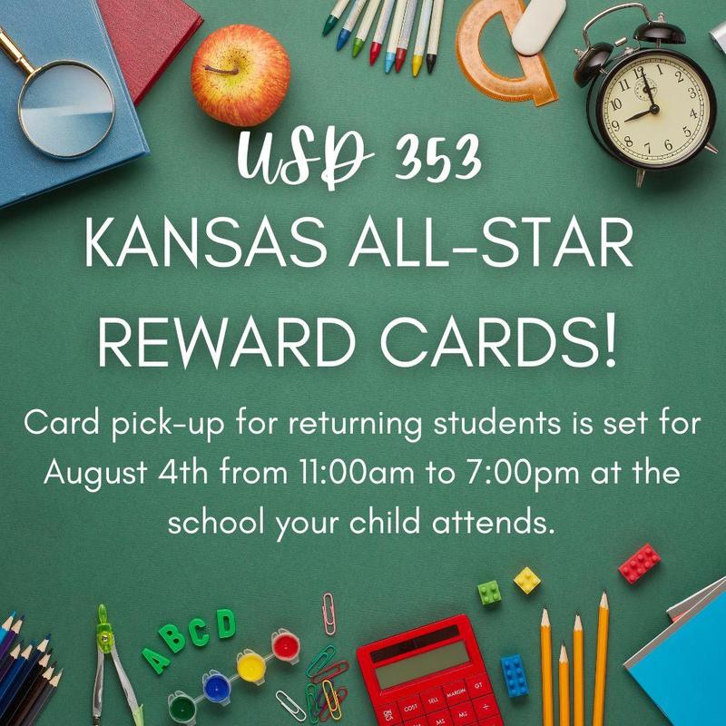 Kansas All-Star Reward Card