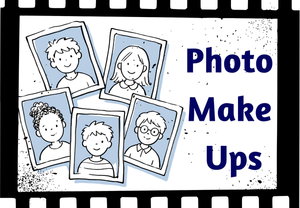 children's portrait read picture make ups
