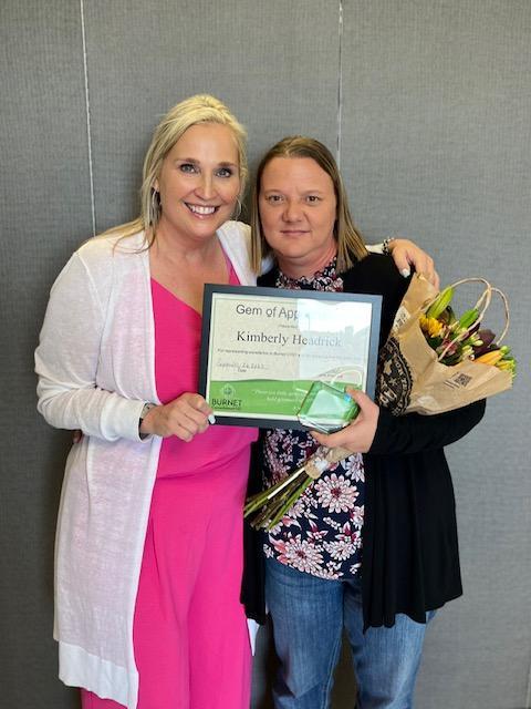 Quest High School is happy to announce Kimberly Headrick as our September GEM!