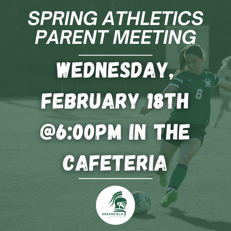 Spring Athletics Parent Meeting Featured Photo