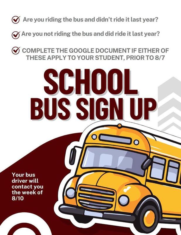 Bus route graphic