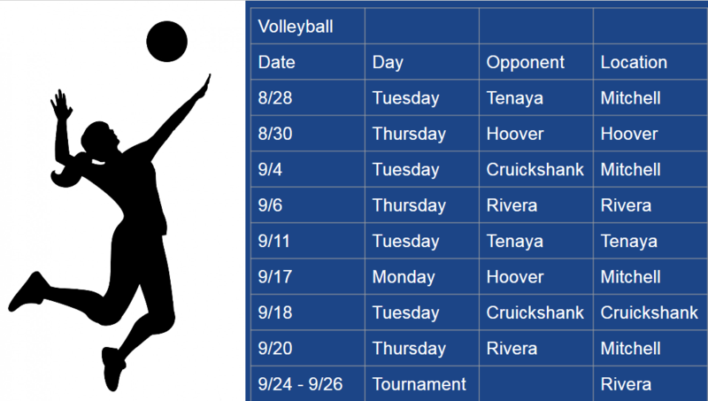 Volleyball Schedule
