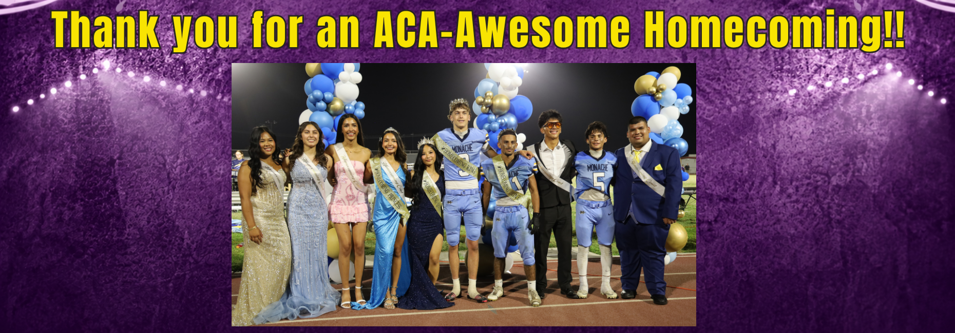 Thank you for an Aca-Awesome Homecoming