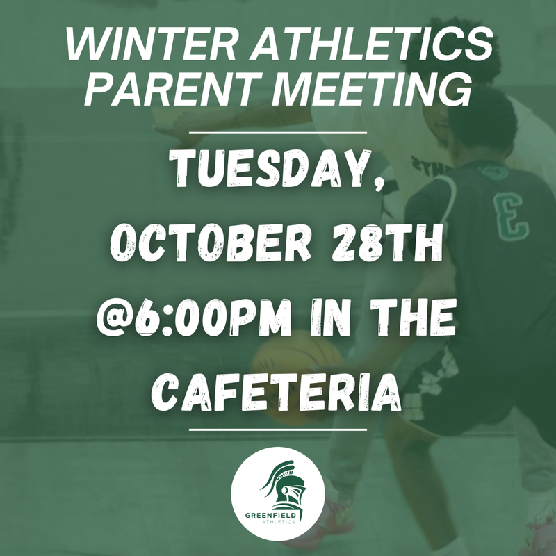 Winter Athletics Parent Meeting Featured Photo