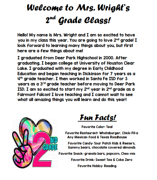 Welcome Jennifer Wright Fairmont Elementary welcome-jennifer-wright-fairmont-elementary