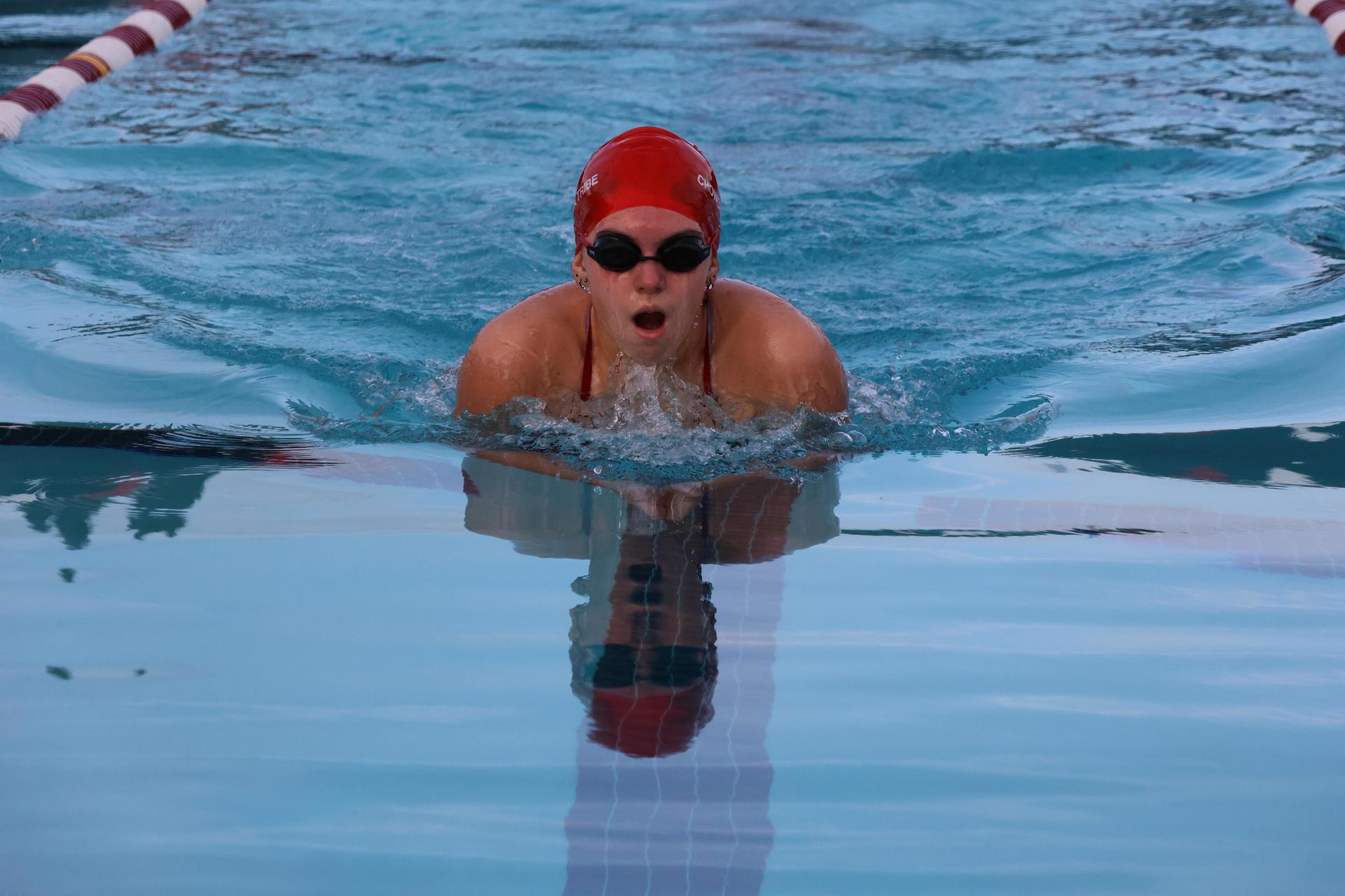 Katie Rodriguez swimming