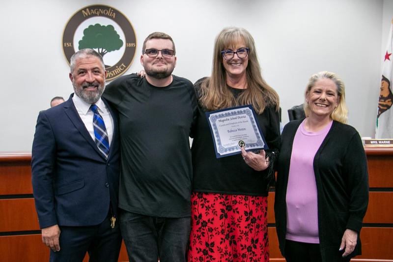 Rebecca Weston, Certificated Employee of the Month