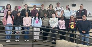 Group picture of interns