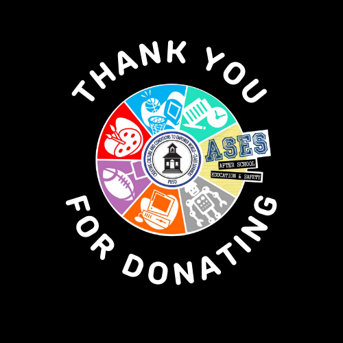 ASES Logo with Thank you for donating written.