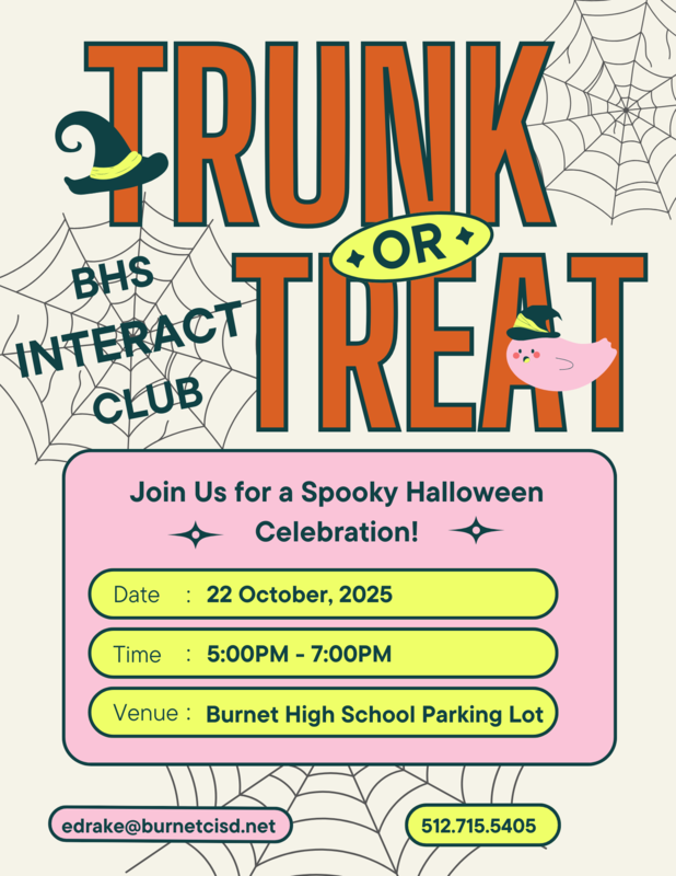 Trunk or Treat is October 22!