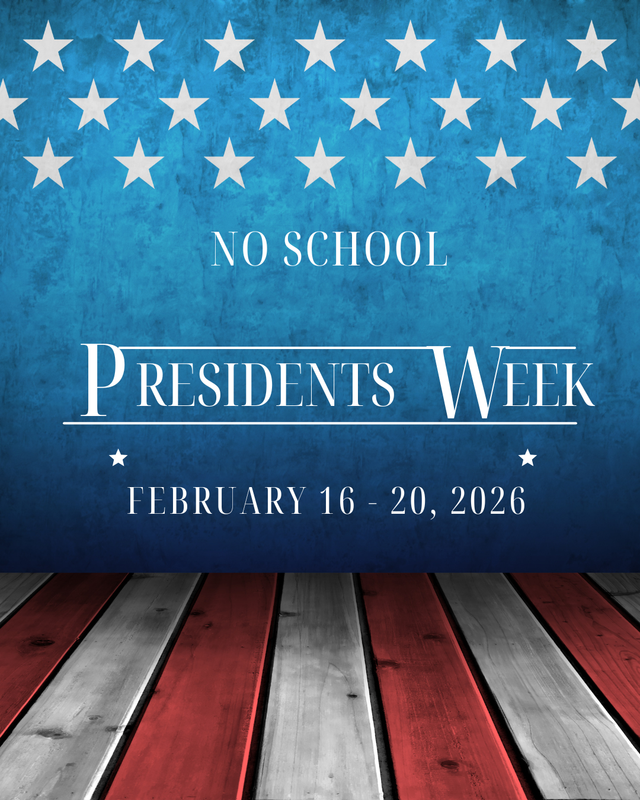 President's Week Break No School Thumbnail Image