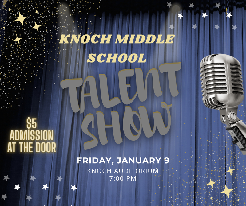 advertisement for the talent show