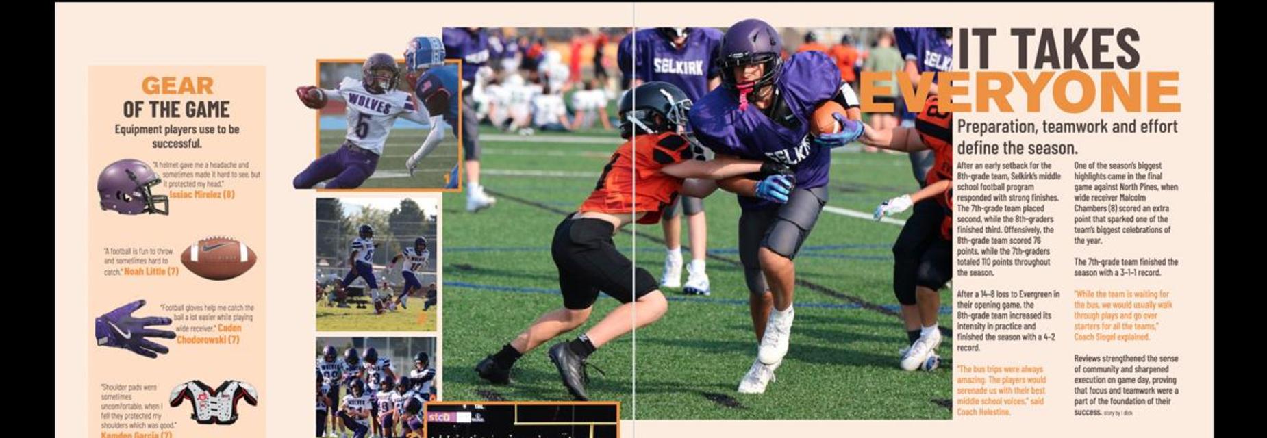 Yearbook spread