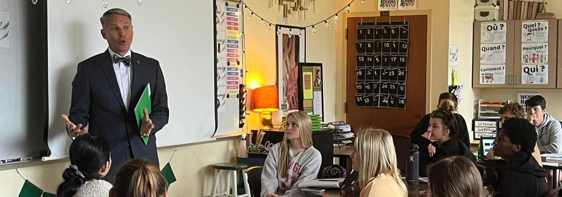 ETSU President visits GHS