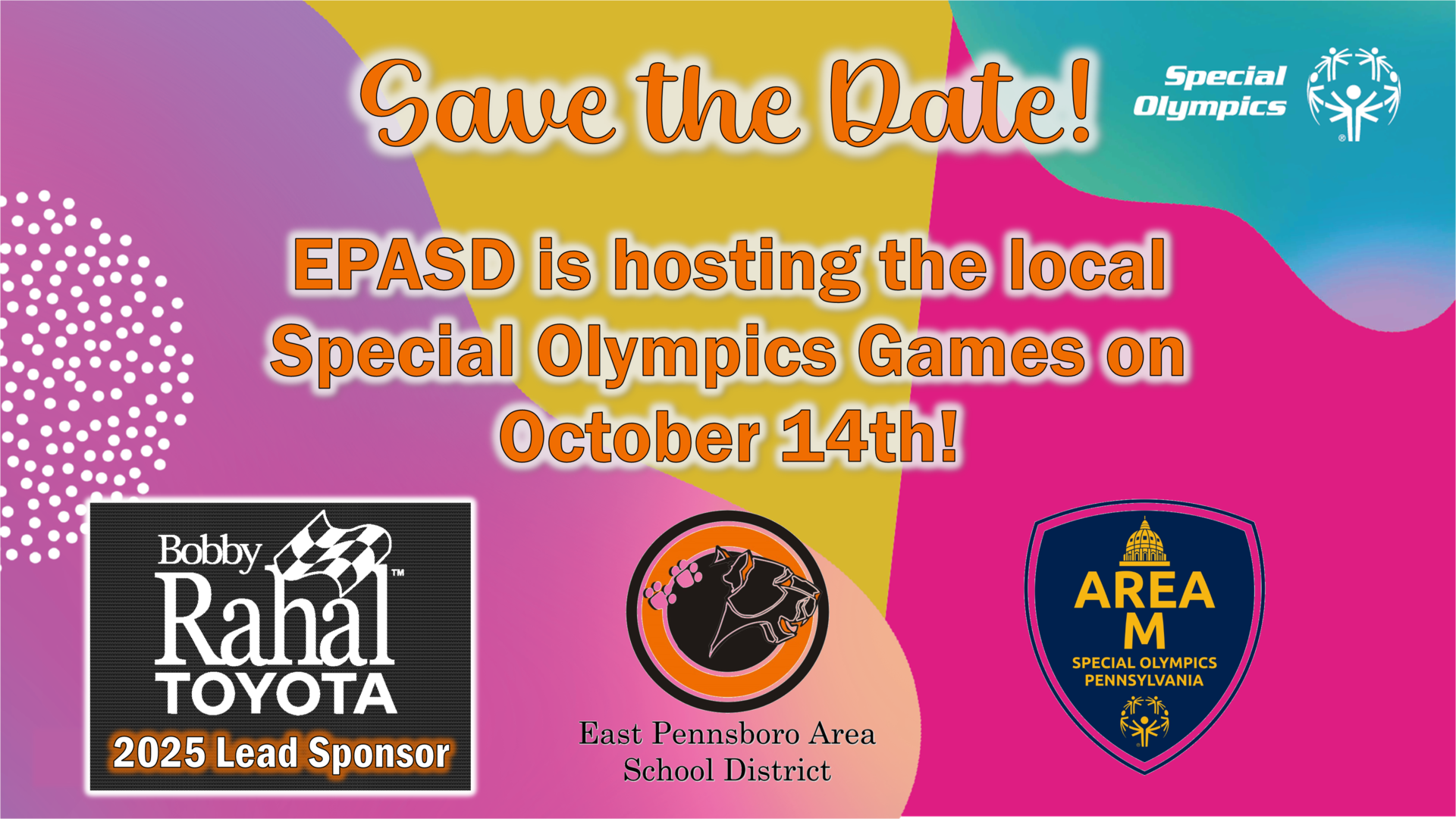 Save the Date Special Olympics
